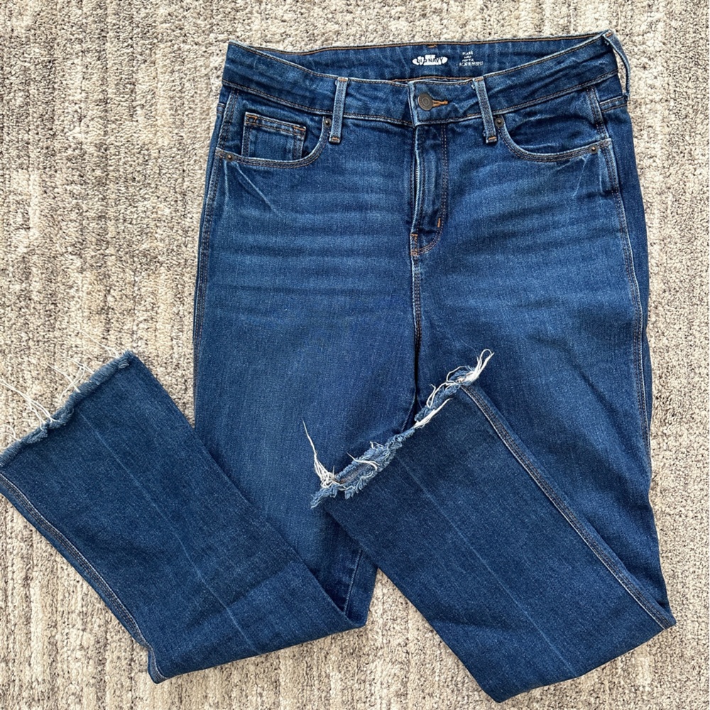 Old Navy // high rise flare jeans